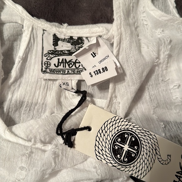 Brand New Jaase White Beach Cover Up Size XS New w/tag - Picture 2 of 2